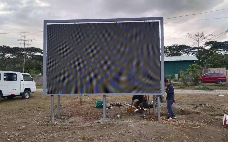 P3.91 Outdoor Fixed Installation LED Wall