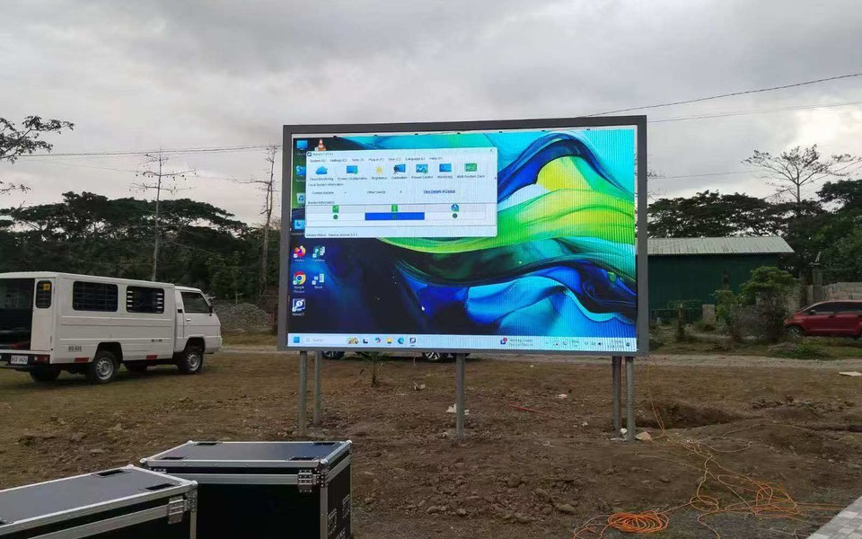 P3.91 Outdoor Fixed Installation LED Wall