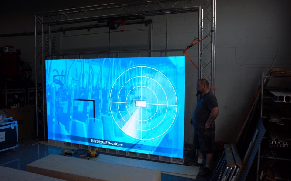 P3.91 Outdoor LED Wall Project