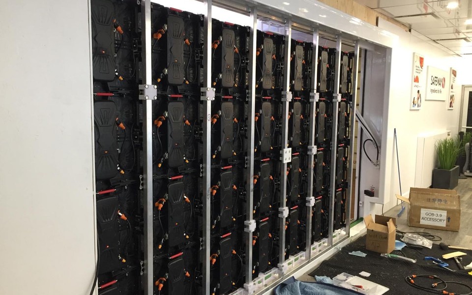 P3.91 Outdoor LED Wall Project