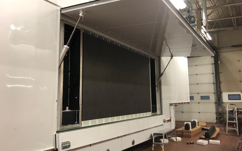 P3.91 Outdoor LED Wall Project